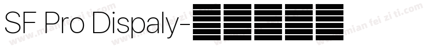SF Pro Dispaly字体转换